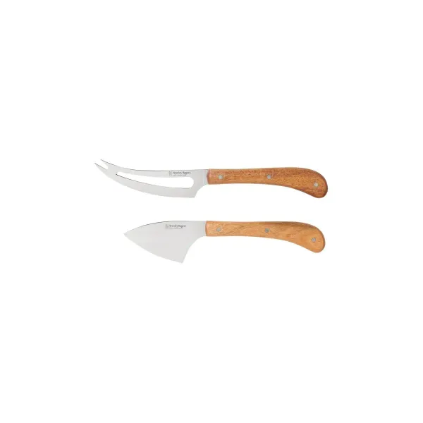 Stanley Rogers Pistol Grip Acacia Cheese 2pc Set