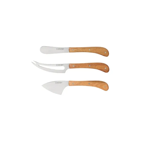 Stanley Rogers Pistol Grip Acacia Cheese 3pc Set