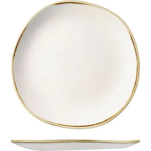 Stonecast Barley White Organic Round Plate