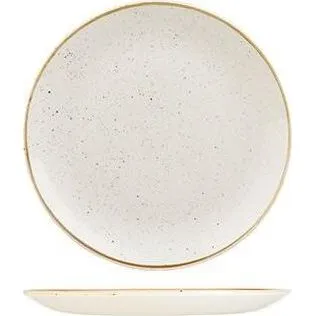 Stonecast Barley White Round Coupe Plate