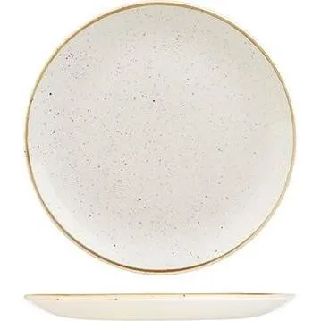 Stonecast Barley White Round Coupe Plate