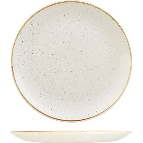 Stonecast Barley White Round Coupe Plate
