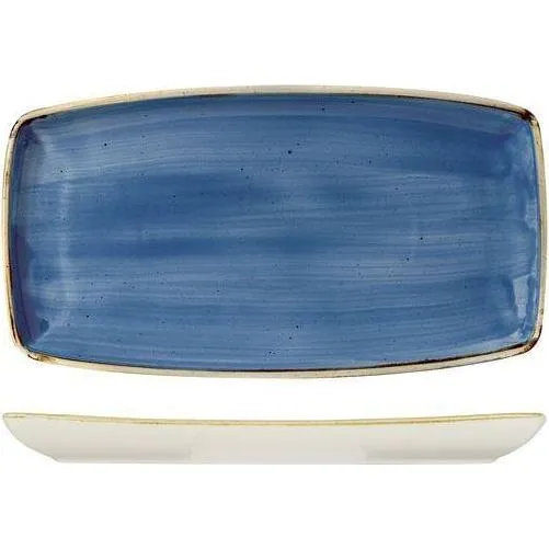 Stonecast Cornflower Blue Oblong Chef's Plate