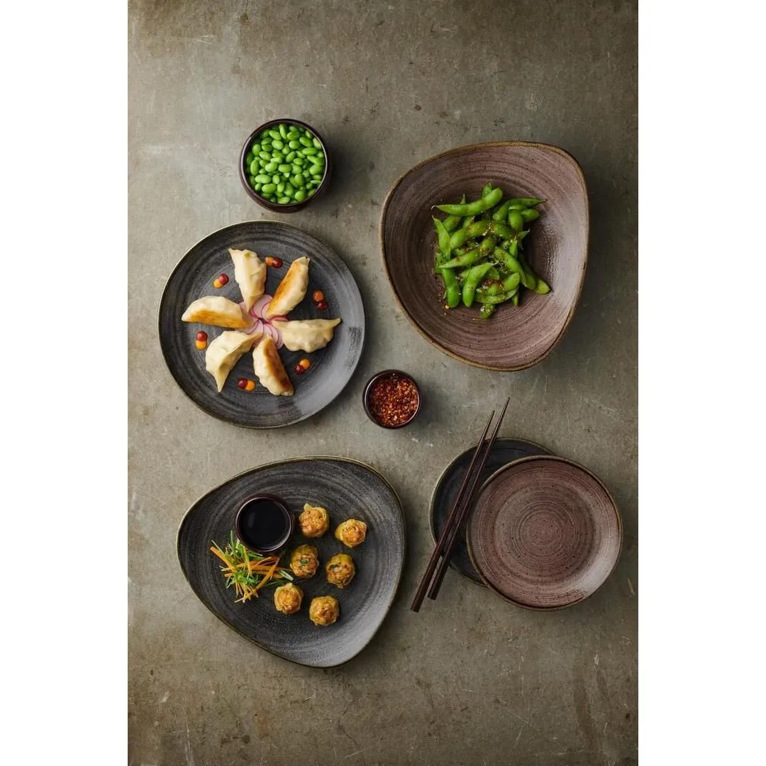 Stonecast Raw Black Round Coupe Bowl