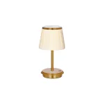Cordless Table Lamp LED Adelaide Brass — 135x260mm
