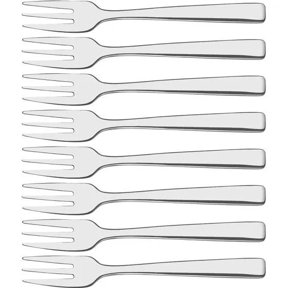 Tablekraft Amalfi Oyster Fork Set 8pc 18/10 130mm
