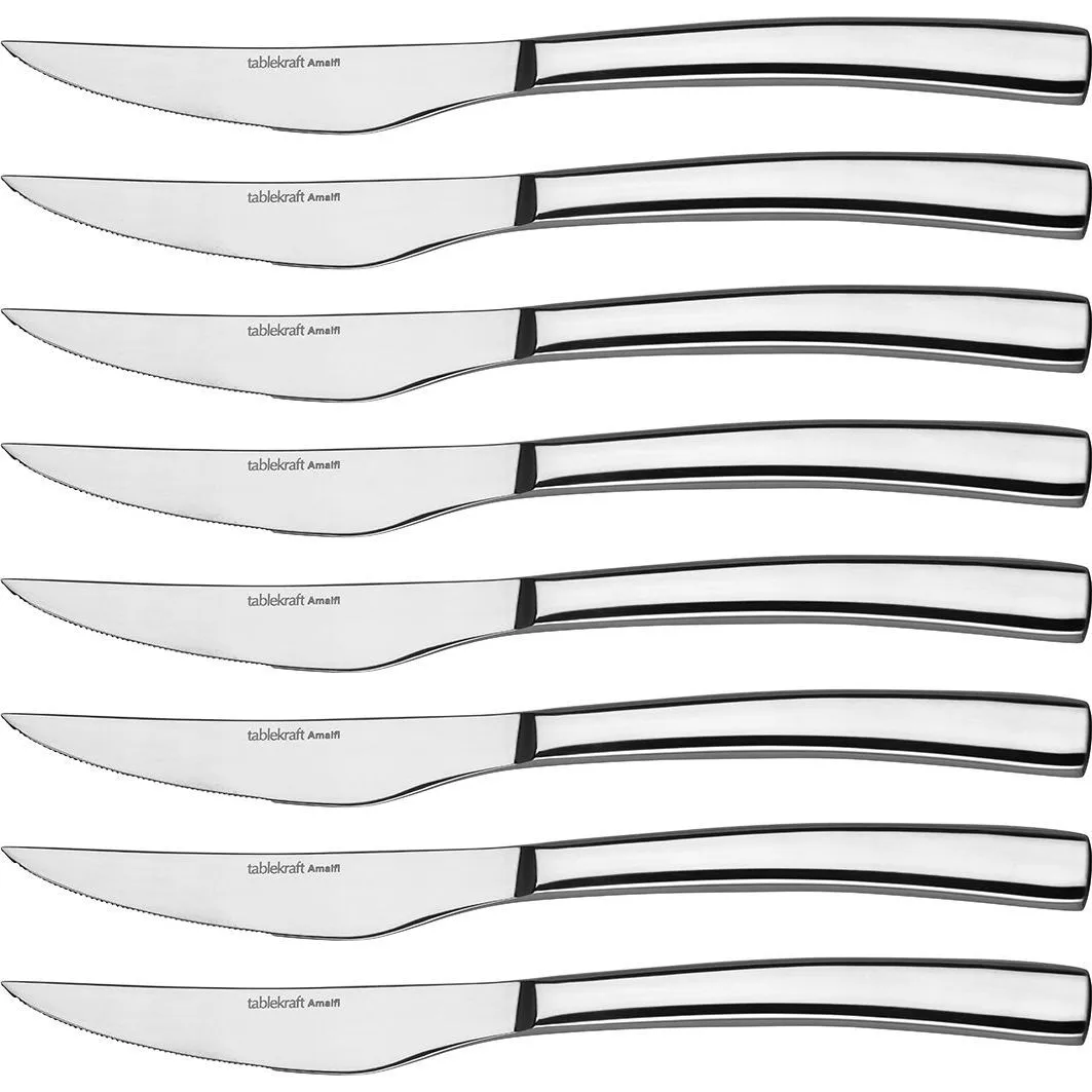 Tablekraft Amalfi Steak Knive Set 8pc S/S 235mm