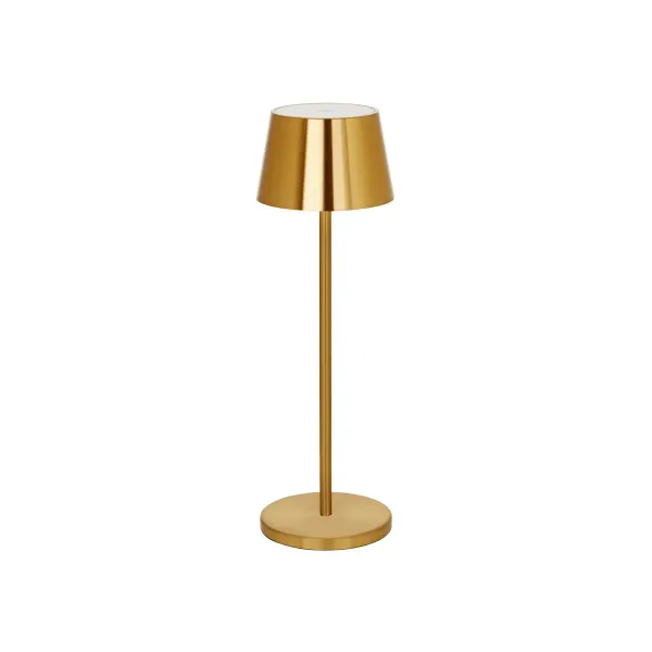 Cordless Table Lamp LED Amelia Brass — 110x350mm