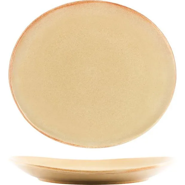 Tablekraft Artistica Oval Coupe Plate 210x190x30mm Flame