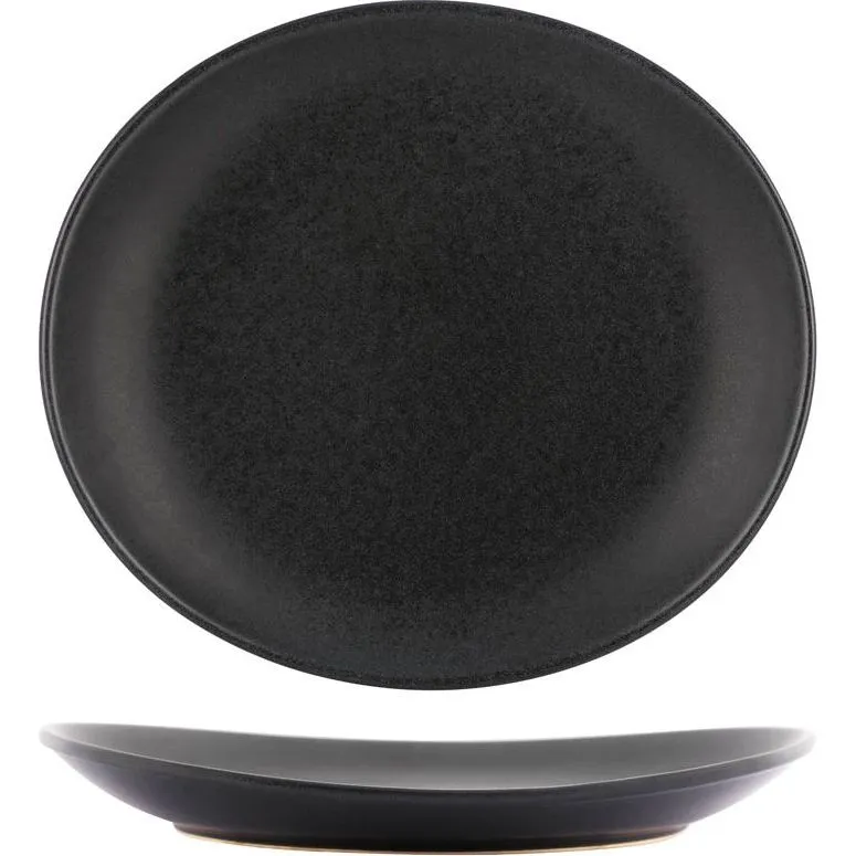 Tablekraft Artistica Oval Coupe Plate 250x220x33mm Slate