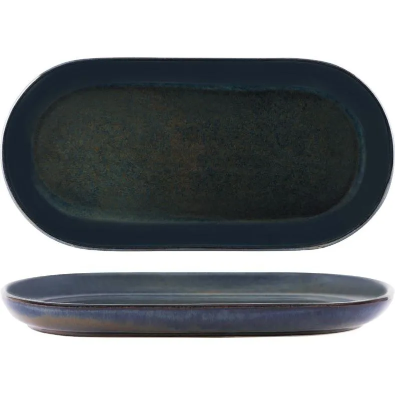 Artistica Midnight Blue Oval Coupe Plate 300x140mm