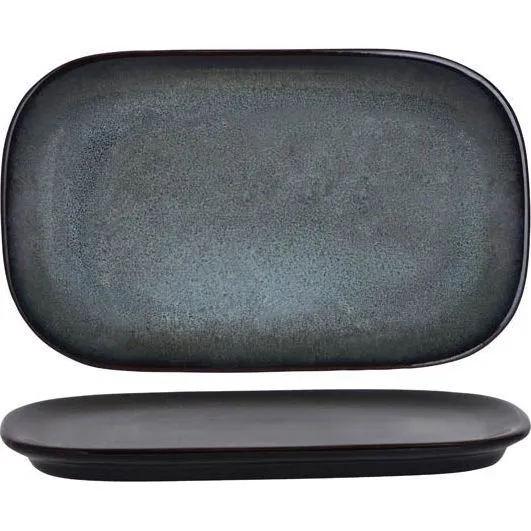 Tablekraft Artistica Rect Coupe Plate 250x140mm Pewter