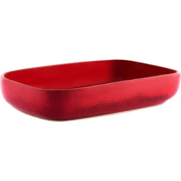 Artistica Reactive Red Rectangular Dish 170x105x40mm