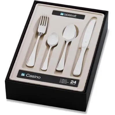 Tablekraft Casino Cutlery Set 24pc 18/10