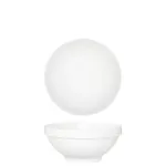 Bowl Round Footed Stack Rim White — 150x65mm