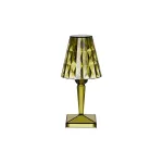 Cordless Table Lamp LED Crystal Green — 120x260mm