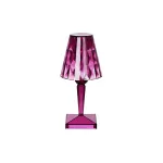Cordless Table Lamp LED Crystal Purple — 120x260mm