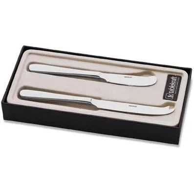 Tablekraft Florence Cheese+pate Knive Set 2pc S/S