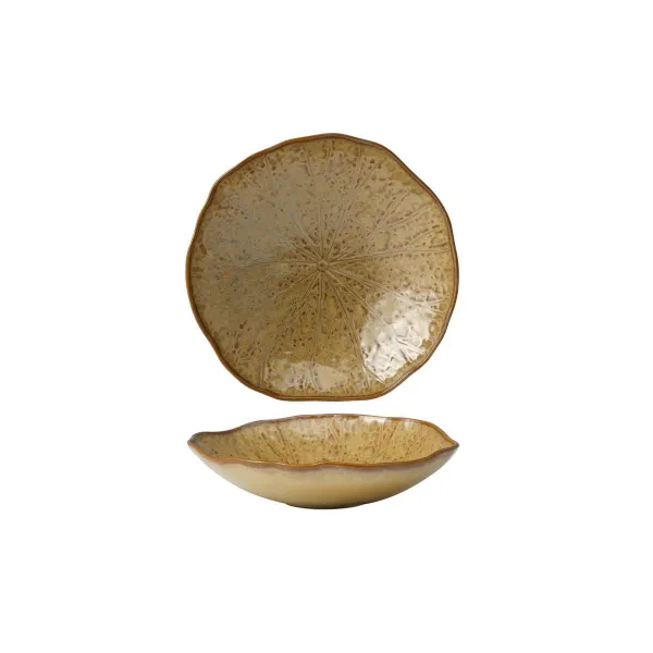 Deep Plate Lotus Coupe Cinnamon — 210x58mm