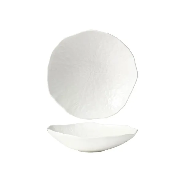 Deep Coupe Plate Fusion Lotus White — 245x67mm