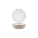 Bowl Round Deep White Pebble — 170x55mm