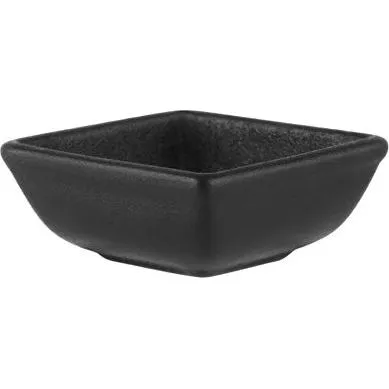 Tablekraft Tk Black Square Sauce Dish 80x80x35mm Black