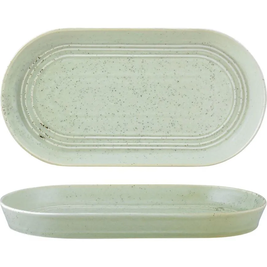 Tablekraft Urban Loft Oval Platter 305x165x30mm Pistachio