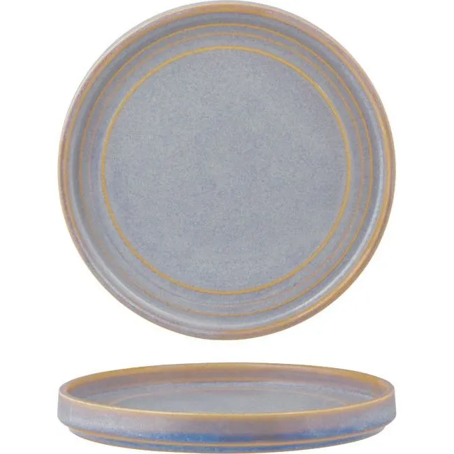 Tablekraft Urban Loft Round Plate 185x206mm Azure Blue
