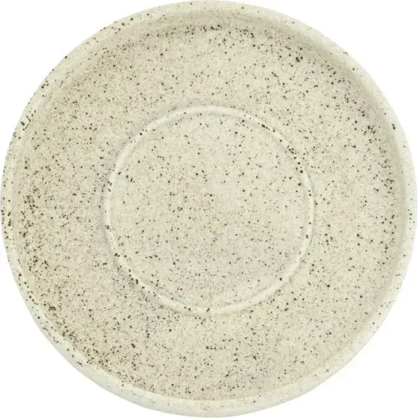 Tan Straight-Side Saucer
