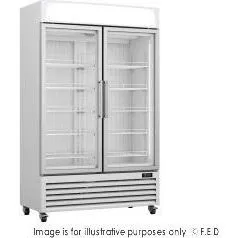 Thermaster Upright Double Glass Door Freezer LG-800PF