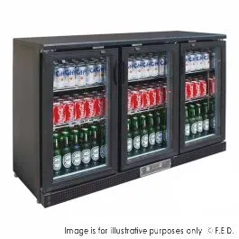 Thermaster Three Door Drink Cooler - SC316G