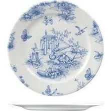 Toile Prague Round Plate - Wide Rim