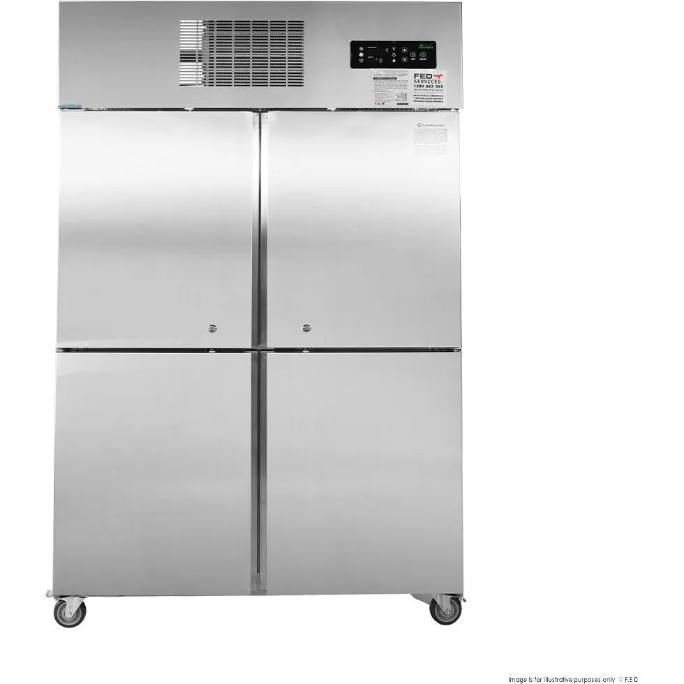 TROPICAL Thermaster 4 x ½ Door SS Freezer - SUF1000