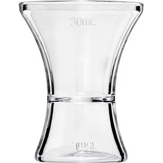 Tru-Pour Triangular Jigger W&m 15/30ml Poly Clear 12/Pack
