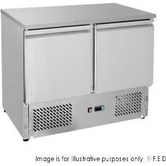 GNS900B Two Door Compact Workbench Fridge