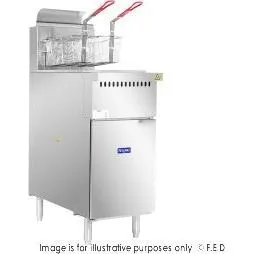 VP122 V Pan Natural Gas Deep Fryer