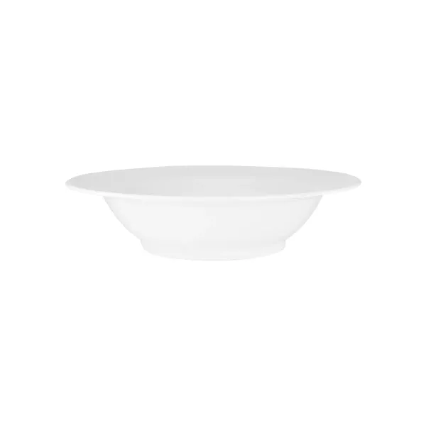 Bowl Round Flared Rim White — 380x90mm