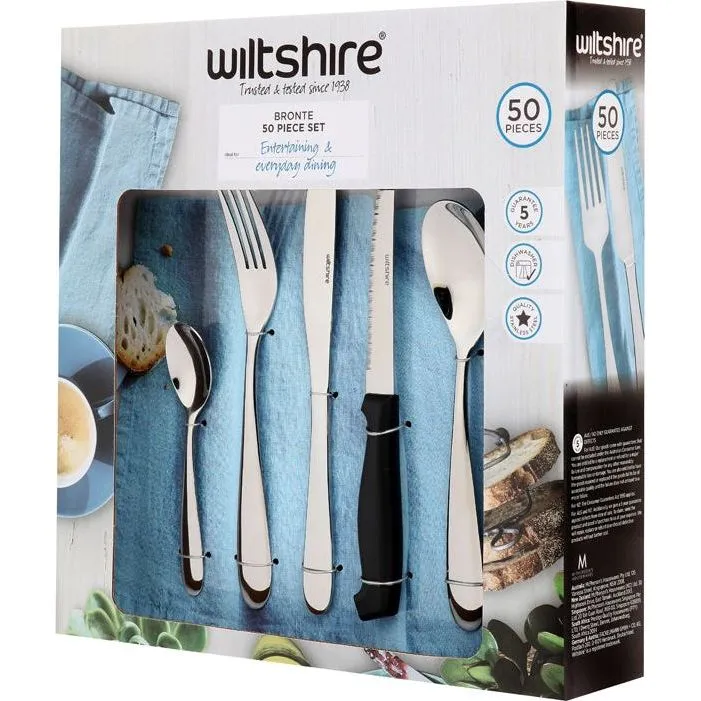 Wiltshire Bronte 50pc Cutlery Set