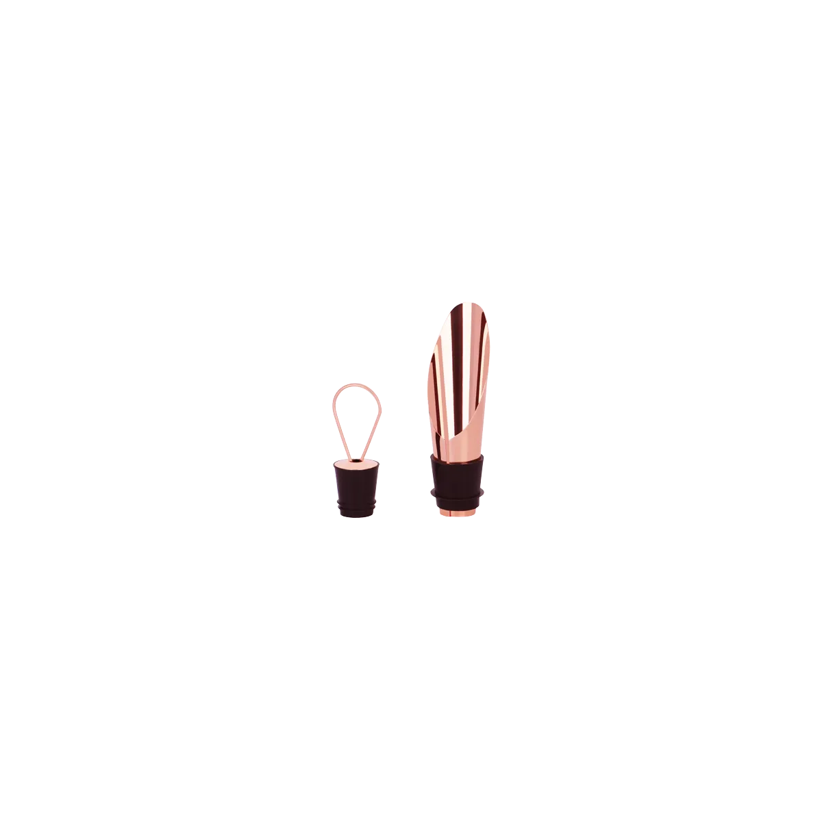 Wine Stopper with Pouring Spout Rose Gold