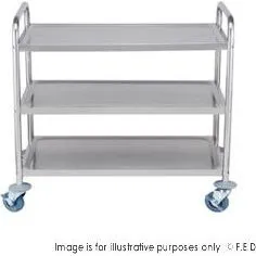 YC-103 Stainless Steel trolley