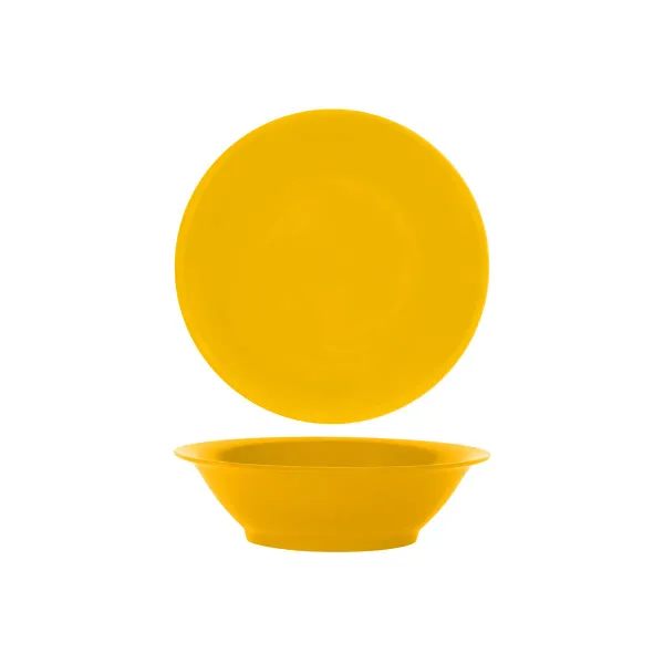 Cereal Bowl Round Yellow — 180x50mm