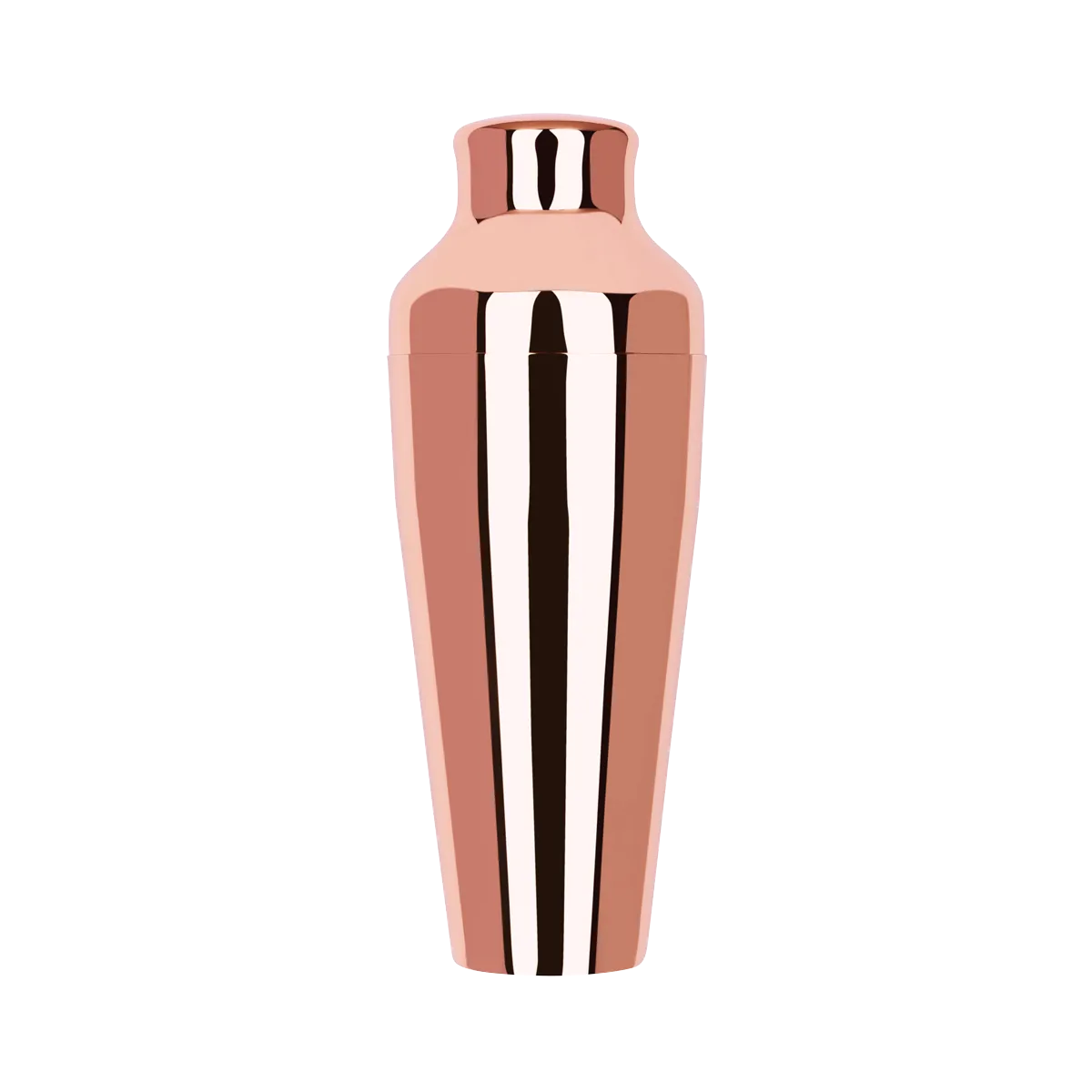 Parisian Cocktail Shaker 2pc 500ml Rose Gold