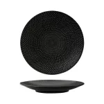 Black Swirl Coupe Plate 275mm [each]