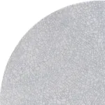 Close-up of the Luzerne Round Bowl Grey Web 240mm showing the intricate web-like crackle glaze pattern on its pale grey ceramic surface.